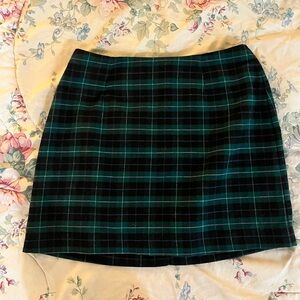 Plaid Mini Skirt